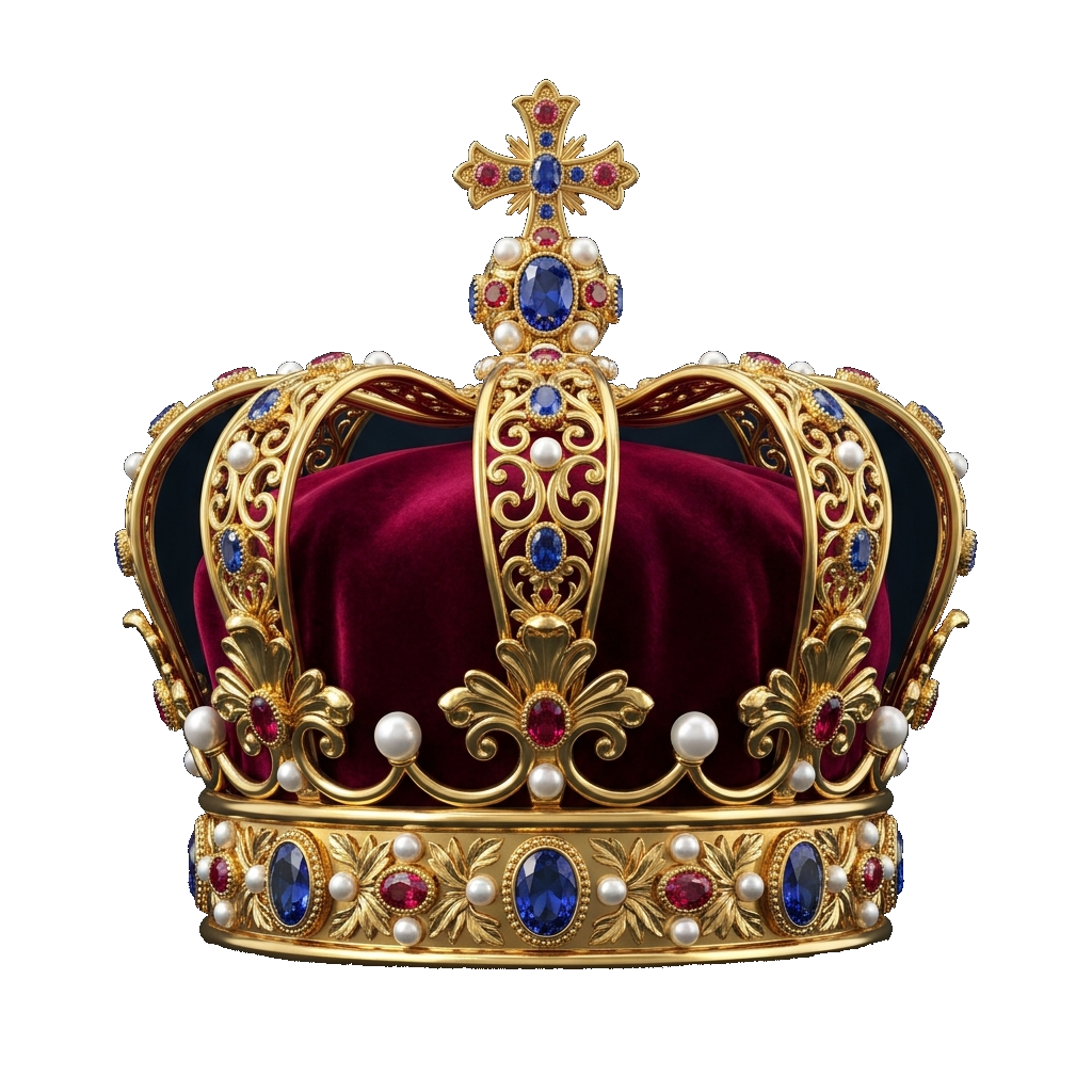 Luxury Branding Icon — Ornate Royal Crown
